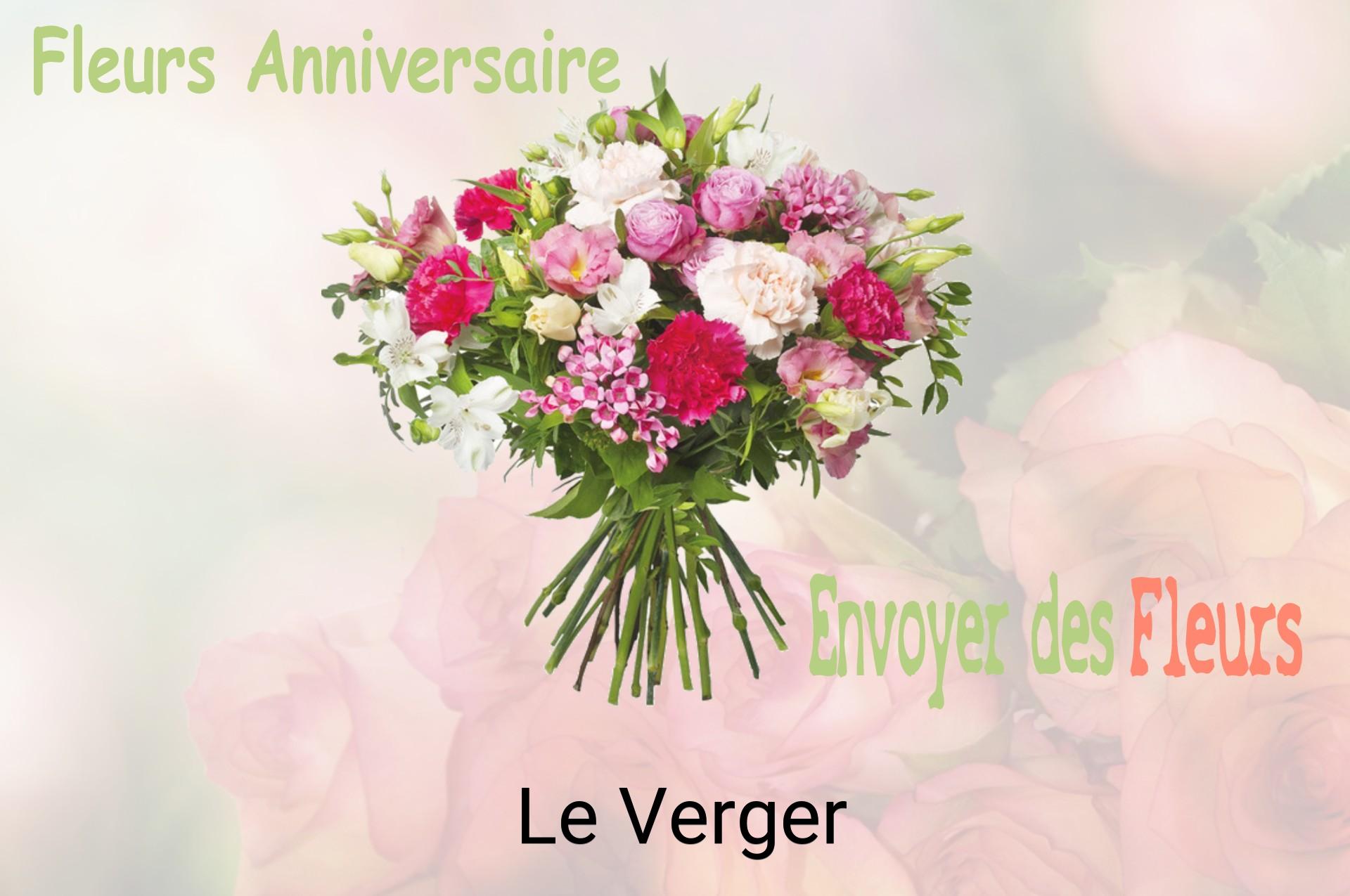 Bouquet de fleurs d’anniversaire livré à Le Verger